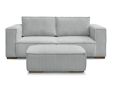 2er Sofa mit Hocker BOBOCHIC CHELSEA