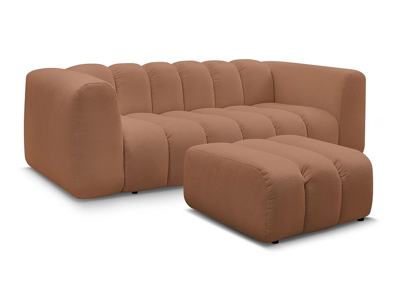 3er Sofa mit Hocker BOBOCHIC TALIA