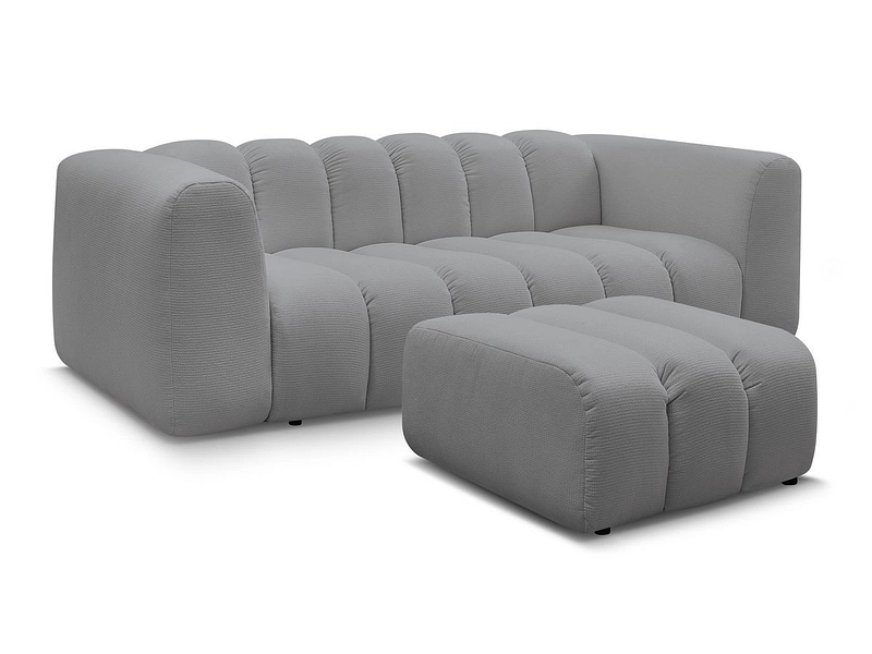 3er Sofa mit Hocker BOBOCHIC TALIA