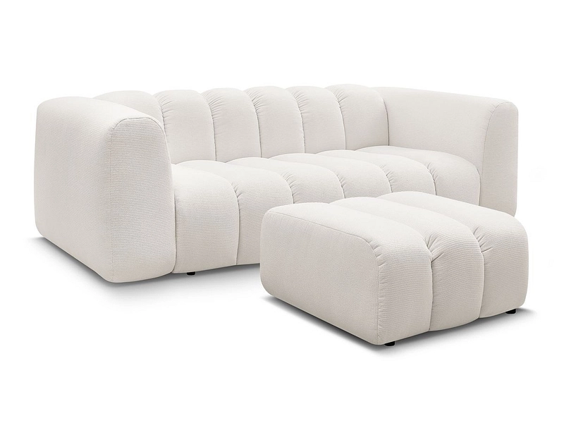 3er Sofa mit Hocker BOBOCHIC TALIA