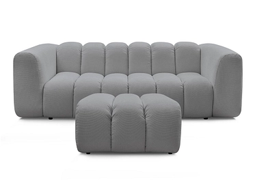 3er Sofa mit Hocker BOBOCHIC TALIA
