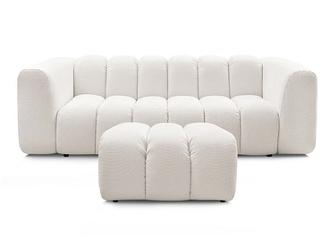 3er Sofa mit Hocker BOBOCHIC TALIA