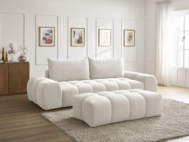 3er Sofa mit Hocker BOBOCHIC EVEREST 3er Sofa mit Hocker BOBOCHIC EVEREST