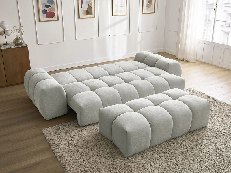 3er Sofa mit Hocker BOBOCHIC EVEREST 3er Sofa mit Hocker BOBOCHIC EVEREST