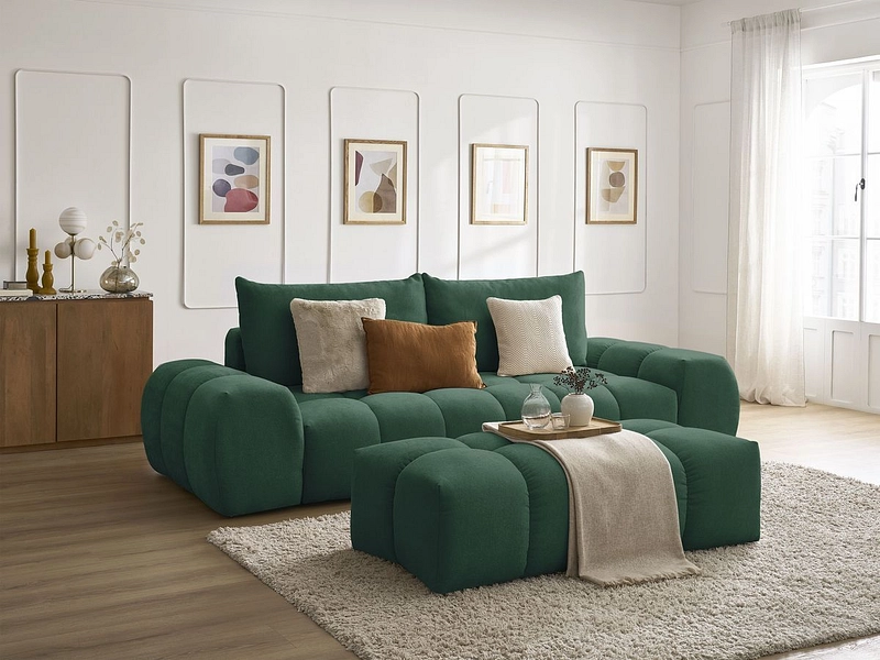 3er Sofa mit Hocker BOBOCHIC EVEREST 3er Sofa mit Hocker BOBOCHIC EVEREST