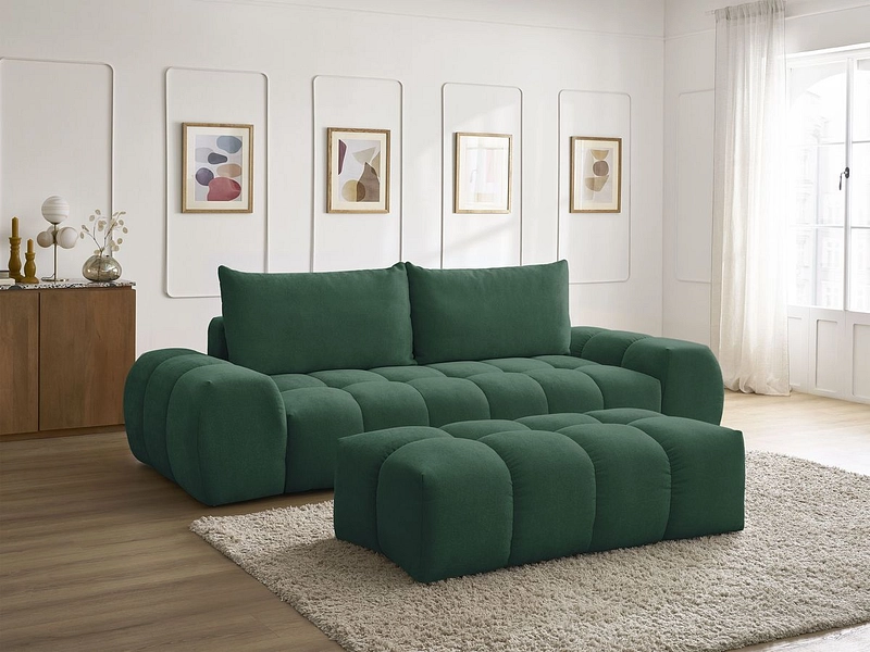 3er Sofa mit Hocker BOBOCHIC EVEREST 3er Sofa mit Hocker BOBOCHIC EVEREST