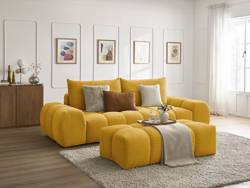 3er Sofa mit Hocker BOBOCHIC EVEREST 3er Sofa mit Hocker BOBOCHIC EVEREST