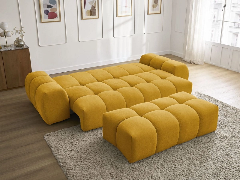 3er Sofa mit Hocker BOBOCHIC EVEREST 3er Sofa mit Hocker BOBOCHIC EVEREST