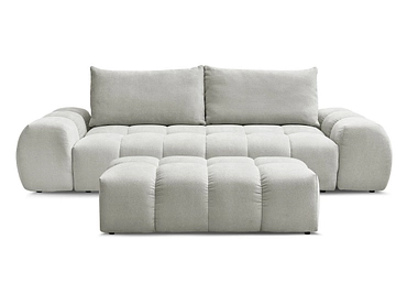 3er Sofa mit Hocker BOBOCHIC EVEREST