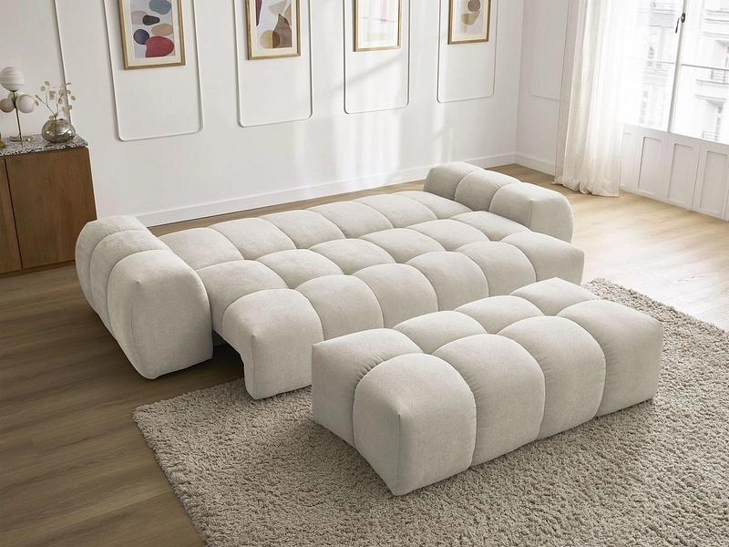 3er Sofa mit Hocker BOBOCHIC EVEREST 3er Sofa mit Hocker BOBOCHIC EVEREST