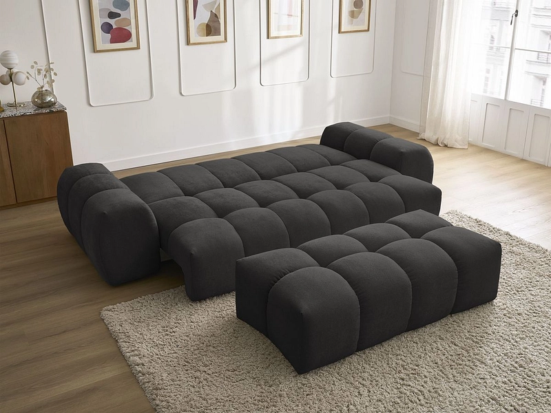 3er Sofa mit Hocker BOBOCHIC EVEREST