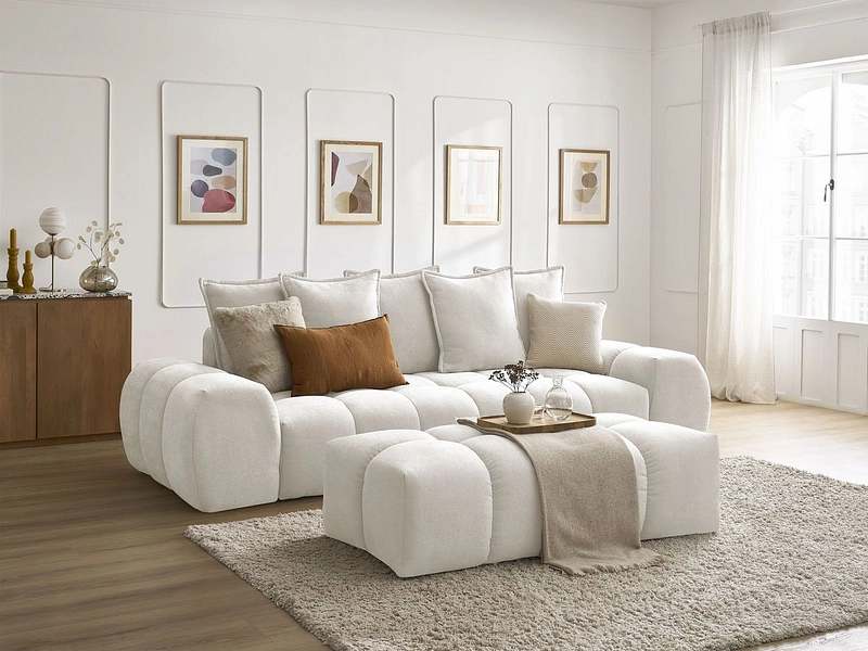 3er Sofa mit Hocker BOBOCHIC EVEREST 3er Sofa mit Hocker BOBOCHIC EVEREST