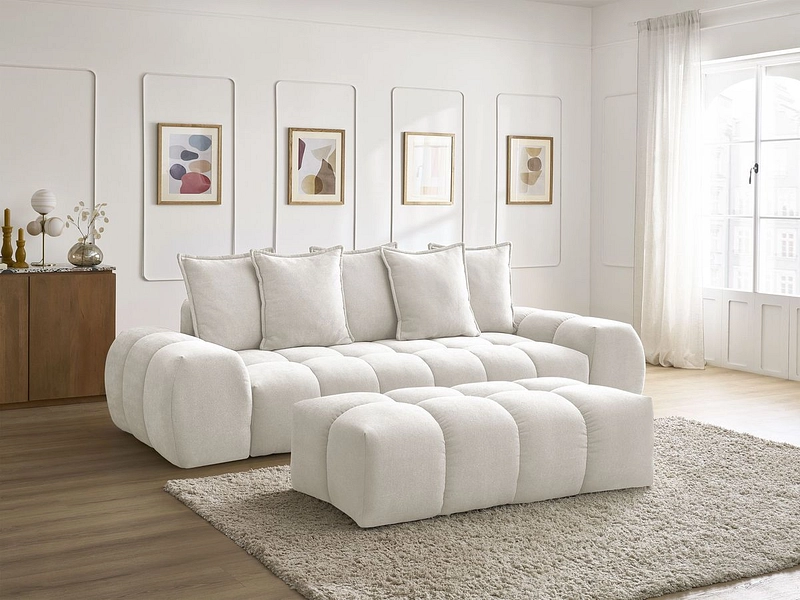 3er Sofa mit Hocker BOBOCHIC EVEREST 3er Sofa mit Hocker BOBOCHIC EVEREST