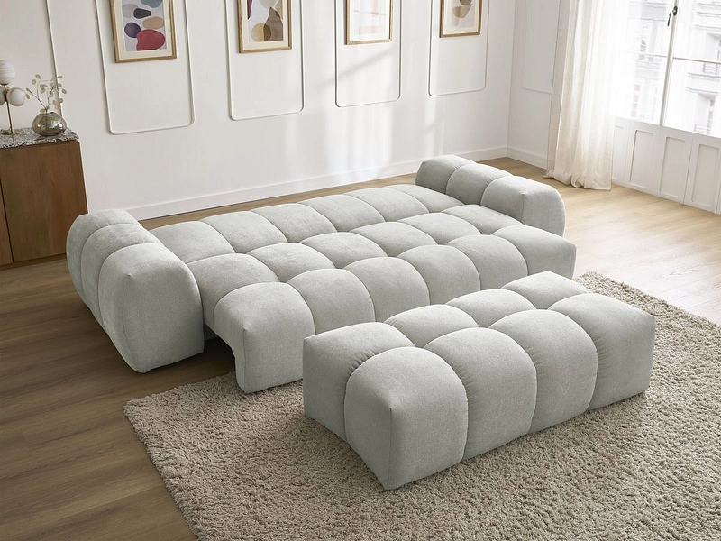 3er Sofa mit Hocker BOBOCHIC EVEREST 3er Sofa mit Hocker BOBOCHIC EVEREST