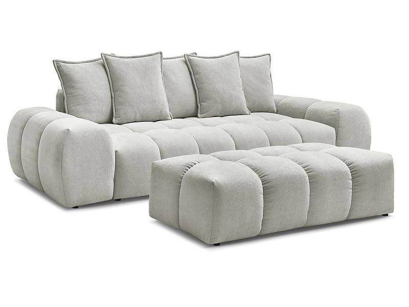 3er Sofa mit Hocker BOBOCHIC EVEREST 3er Sofa mit Hocker BOBOCHIC EVEREST