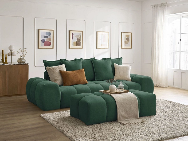 3er Sofa mit Hocker BOBOCHIC EVEREST 3er Sofa mit Hocker BOBOCHIC EVEREST