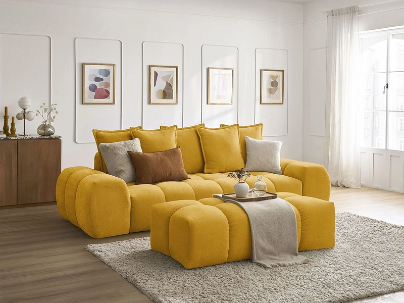 3er Sofa mit Hocker BOBOCHIC EVEREST 3er Sofa mit Hocker BOBOCHIC EVEREST