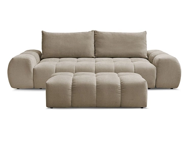 3er Sofa mit Hocker BOBOCHIC EVEREST