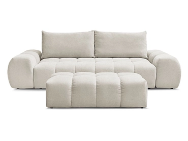 3er Sofa mit Hocker BOBOCHIC EVEREST
