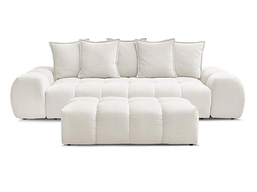 3er Sofa mit Hocker BOBOCHIC EVEREST