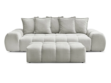 3er Sofa mit Hocker BOBOCHIC EVEREST