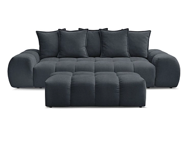 3er Sofa mit Hocker BOBOCHIC EVEREST