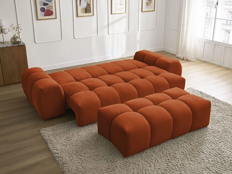 3er Sofa mit Hocker BOBOCHIC EVEREST 3er Sofa mit Hocker BOBOCHIC EVEREST