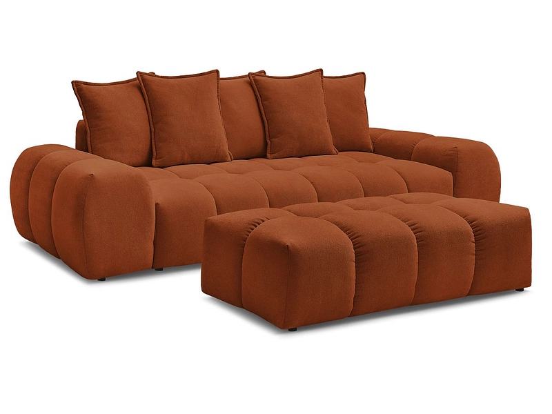 3er Sofa mit Hocker BOBOCHIC EVEREST 3er Sofa mit Hocker BOBOCHIC EVEREST