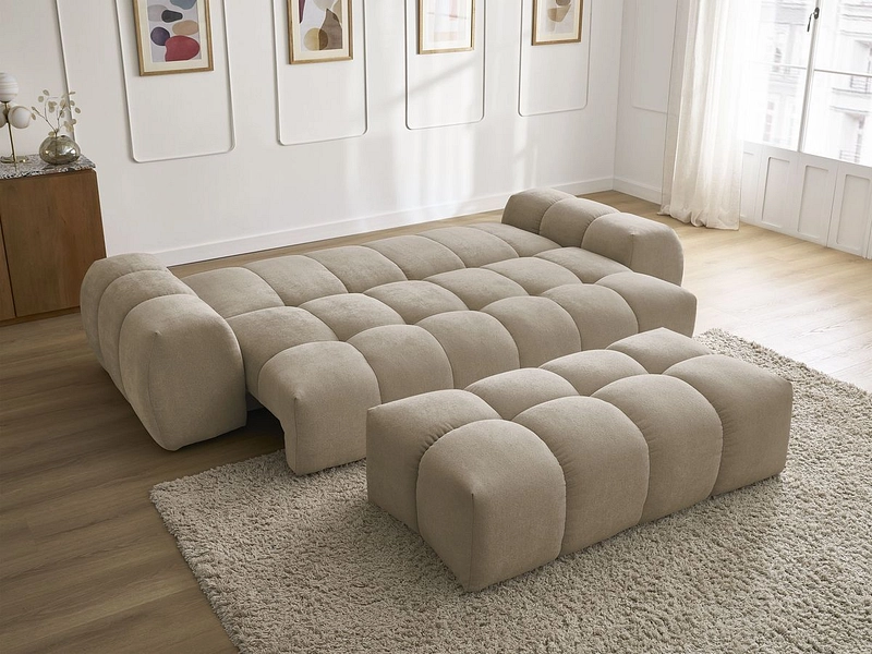 3er Sofa mit Hocker BOBOCHIC EVEREST 3er Sofa mit Hocker BOBOCHIC EVEREST