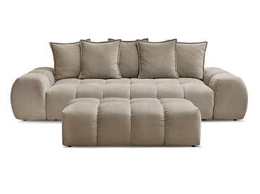 3er Sofa mit Hocker BOBOCHIC EVEREST