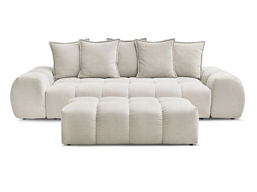 Divano 3 posti con pouf BOBOCHIC EVEREST