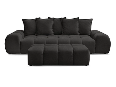 3er Sofa mit Hocker BOBOCHIC EVEREST