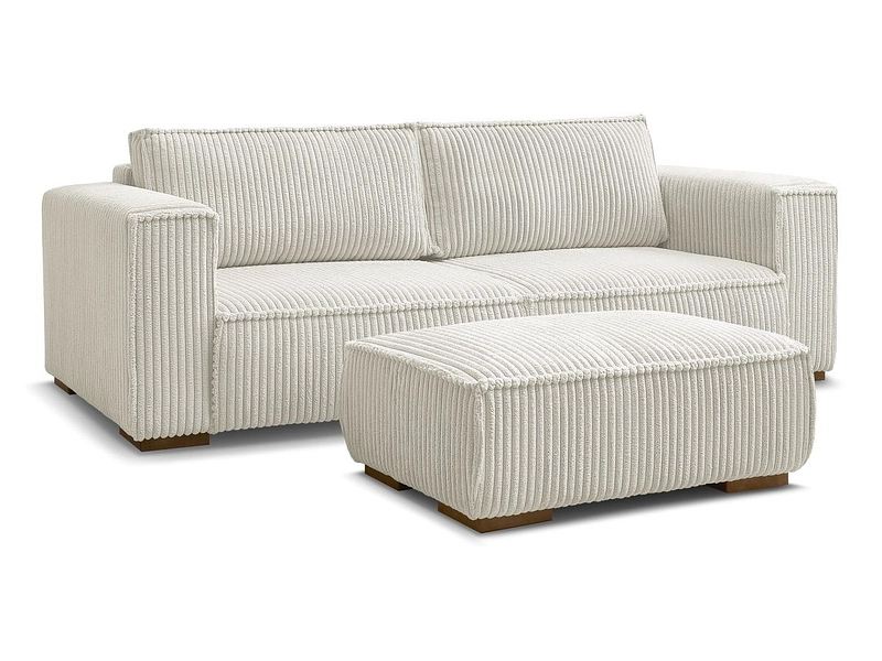 3er Sofa mit Hocker BOBOCHIC CHELSEA