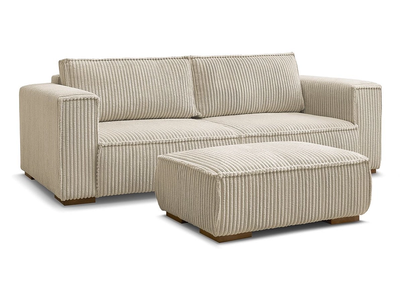 3er Sofa mit Hocker BOBOCHIC CHELSEA