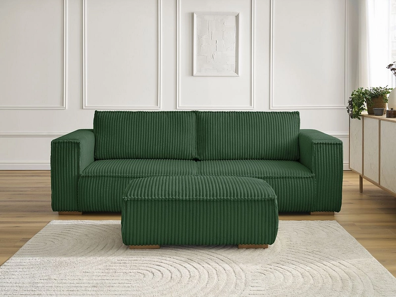 3er Sofa mit Hocker BOBOCHIC CHELSEA