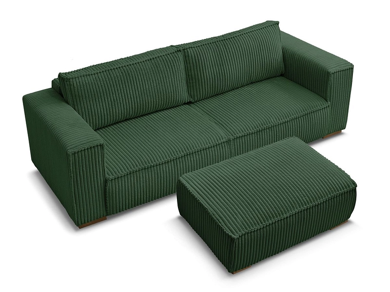 3er Sofa mit Hocker BOBOCHIC CHELSEA
