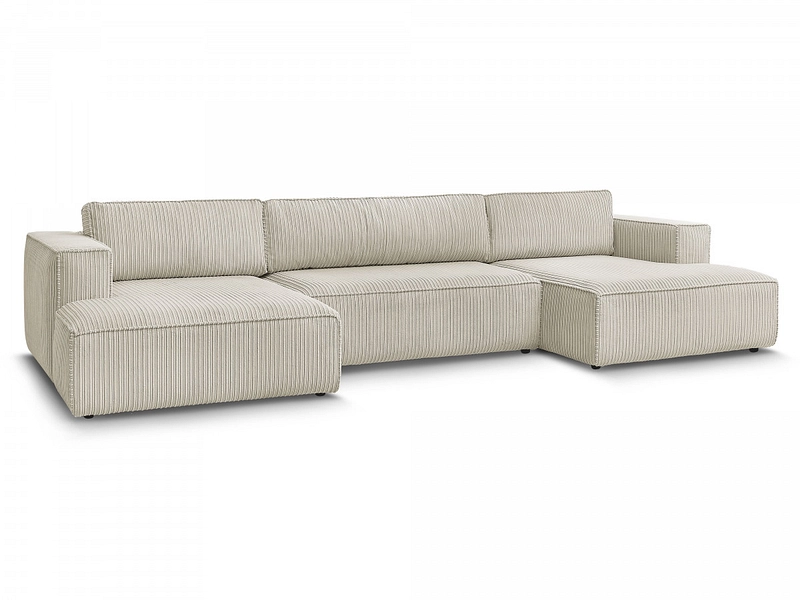Canapé d'angle panoramique BOBOCHIC NINA