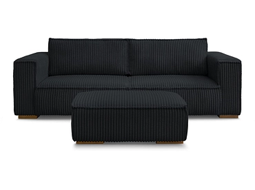 Canapé 3 places avec pouf BOBOCHIC CHELSEA Canapé 3 places avec pouf BOBOCHIC CHELSEA