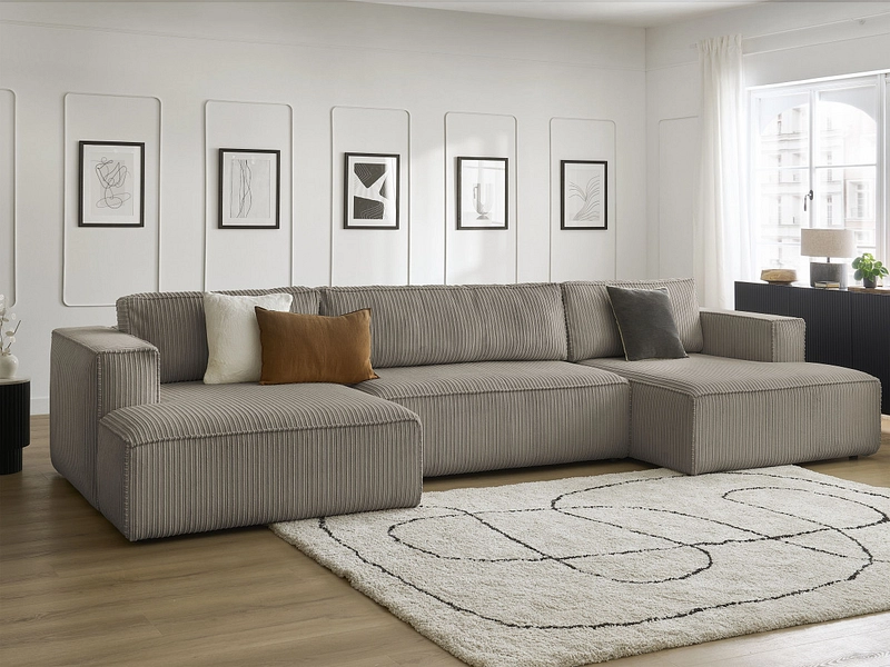 Canapé d'angle panoramique BOBOCHIC NINA Canapé d'angle panoramique BOBOCHIC NINA