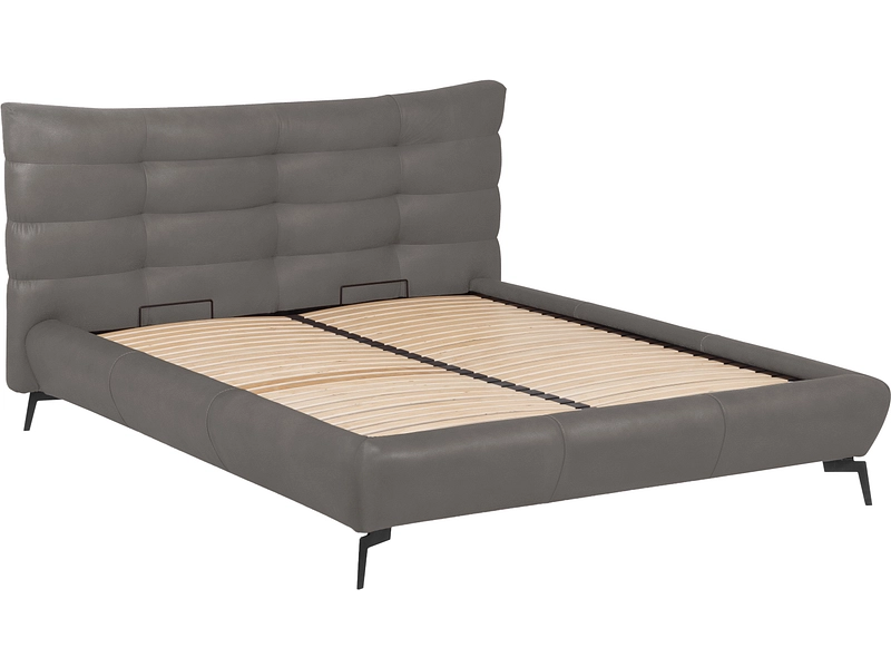 Letto WILLOW 180x200cm opaco grigio chiaro