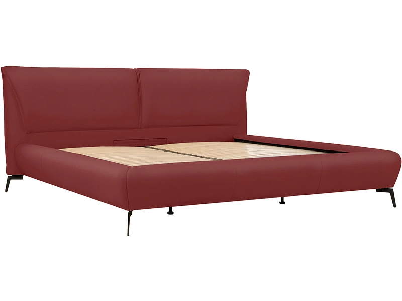 Letto DOVER 160x200cm opaco rosso