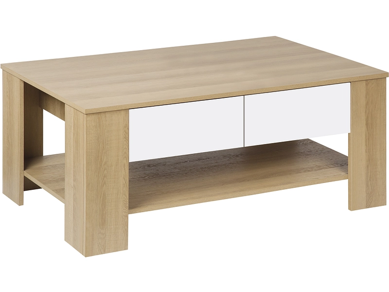 Tavolino DUNEA 60x110x44cm quercia