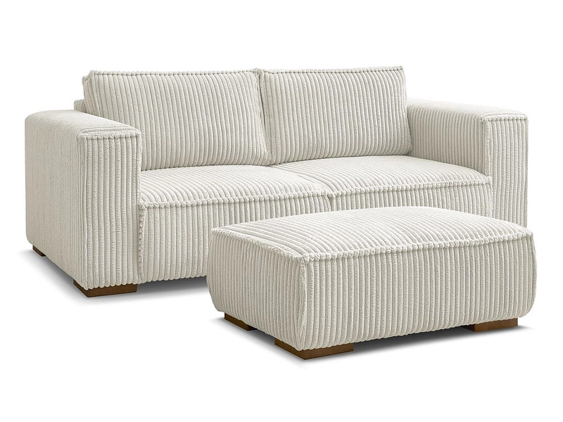 2er Sofa mit Hocker BOBOCHIC CHELSEA