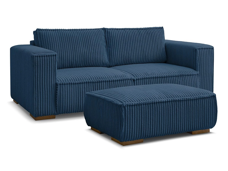 2er Sofa mit Hocker BOBOCHIC CHELSEA