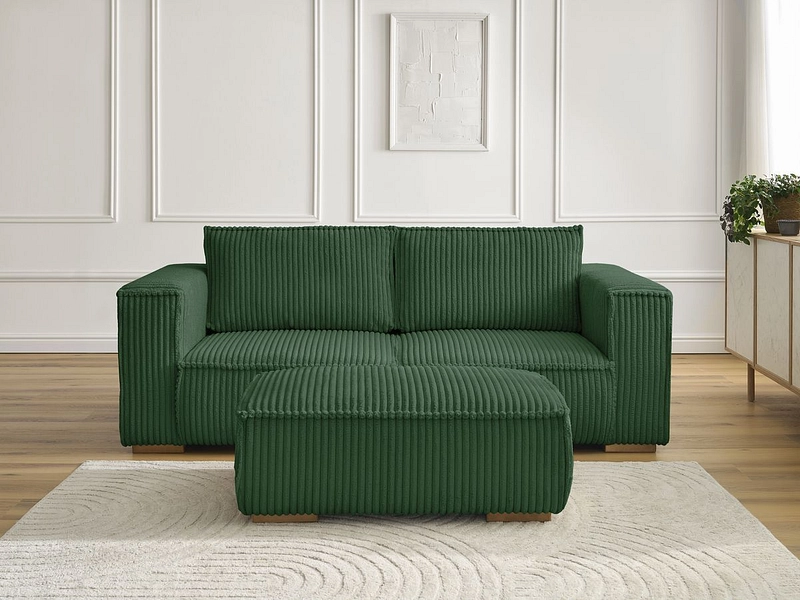 2er Sofa mit Hocker BOBOCHIC CHELSEA
