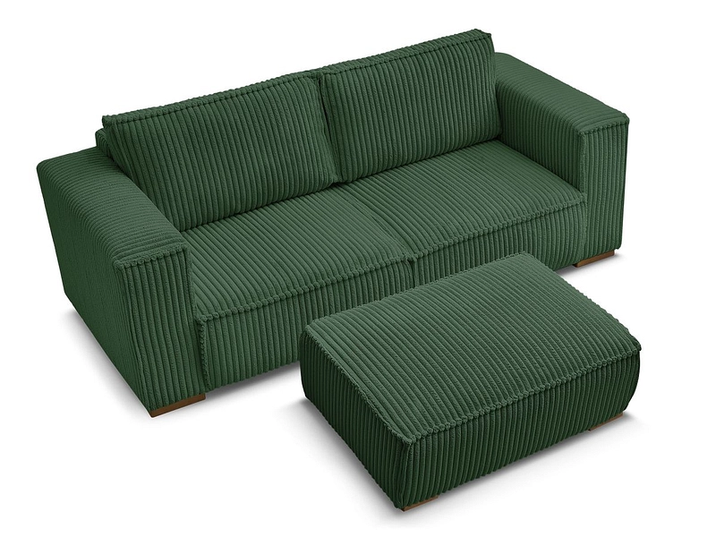2er Sofa mit Hocker BOBOCHIC CHELSEA