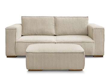 2er Sofa mit Hocker BOBOCHIC CHELSEA