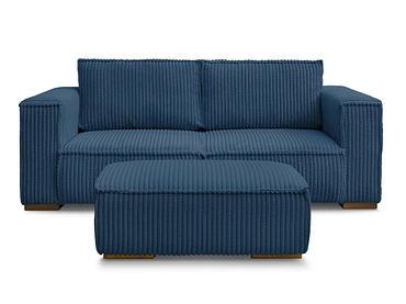 2er Sofa mit Hocker BOBOCHIC CHELSEA