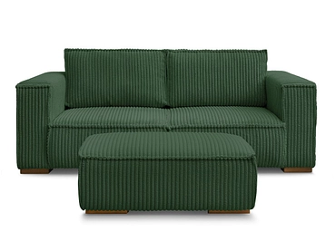 2er Sofa mit Hocker BOBOCHIC CHELSEA