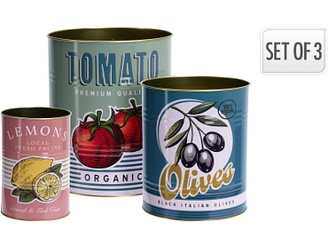 Set mit 3 Vorratsdosen CONSERVE